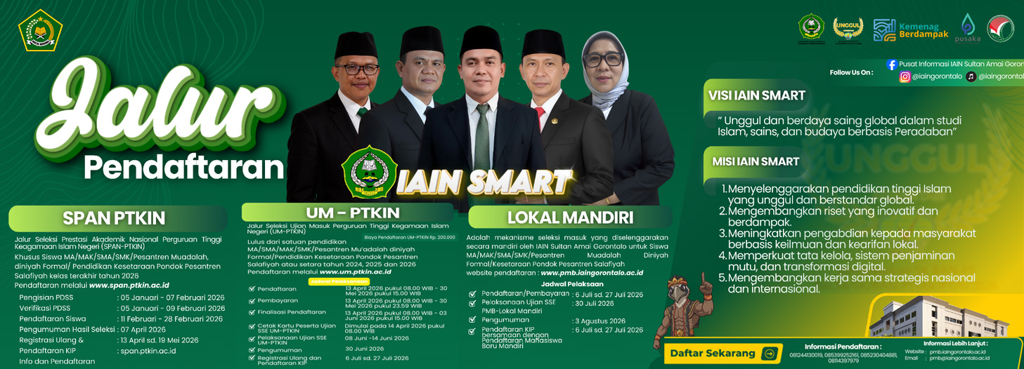 PMB IAIN SMART 2026-2027